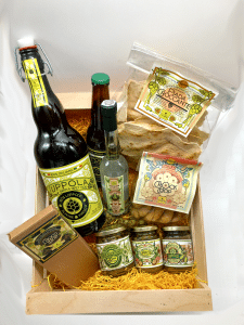 Cassetta (o scatola con coperchio) alimentare completa